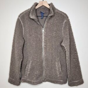H&M REGULAR FIT TEDDY FLEECE JACKET size Medium